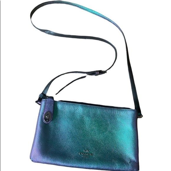 Rare Coach Holo Oil Slick Crossbody - Picture 5 of 12